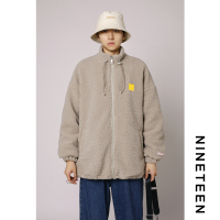 YUANSU十九秋/2020羊羔毛立领棉衣外套加厚冬季青少年情侣学生潮流男女棉衣