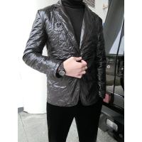 YUANSU柏商v冬季欧货刺绣轻薄棉服加厚西装外套男潮牌修身雅痞棉衣西服棉衣