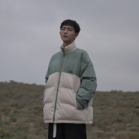 YUANSU冬装男士棉衣百搭立领韩版保暖棉服休闲学生潮流加厚外套棉衣