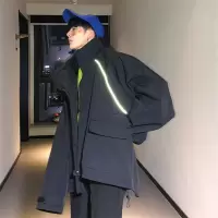 YUANSU男士棉衣冬季外套工装棉袄2020新款韩版潮流帅气羽绒棉服学生冬装棉衣