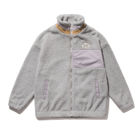 YUANSUGBOY泰迪绒棉衣男秋冬潮牌潮流帅气上衣复古拼接百搭休闲棉服外套棉衣