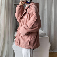 YUANSU旋律风车冬季款棉衣男宽松加厚保暖青年工装棉服韩版潮流棉袄外套棉衣