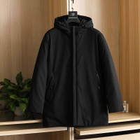YUANSU难得好货!冬季男士商务休闲连帽加厚棉衣棉服外套棉衣