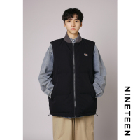 YUANSU十九秋/ 2020冬季新款立领棉衣马甲背心加厚港风宽松学生男女潮棉衣