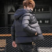 YUANSU棉衣男士外套2020冬季新款潮牌工装短款羽绒棉服帅气加厚冬装棉袄棉衣