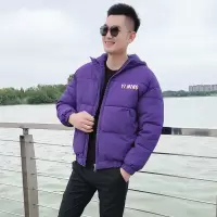YUANSU男士棉衣新款潮流羽绒棉服青少年短款面包服外套冬季情侣加厚棉袄棉衣