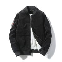 YUANSU古宾哲秋冬装灯芯绒棉服男士羊羔毛加绒保暖棉衣韩版加厚冬季外套棉衣