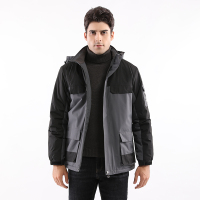 YUANSU中年棉衣男肥大码加绒加厚冬季棉袄中老年胖子爸爸冬装外套棉衣