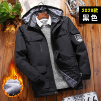 YUANSU棉衣男冬季爸爸冬装外套加绒加厚秋冬款棉袄中老年男士棉服棉衣