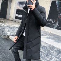 YUANSU冬季棉衣男士外套2020新款韩版潮流加厚冬装中长款大风衣羽绒棉服棉衣