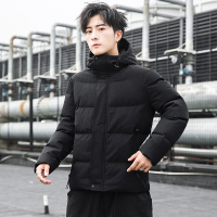 YUANSU休闲棉衣男士外套冬季韩版潮流短款羽绒棉服加厚保暖帅气冬装棉袄棉衣
