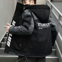 YUANSU棉衣男士冬季外套2020新款韩版潮流男装秋冬加厚羽绒棉服短款棉袄棉衣