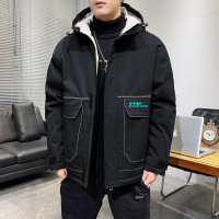 YUANSU男士棉衣韩版潮流羽绒棉服短款外套冬季2020新款加厚棉袄男装冬装棉衣