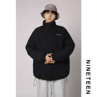 YUANSU十九秋2020冬季新款立领棉衣外套青少年男女宽松文艺加厚情侣潮流棉衣