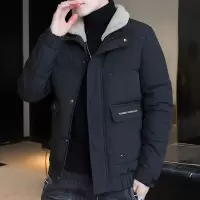 YUANSU棉衣男士外套2020冬季新款加厚潮流帅气棉袄秋冬潮牌毛领羽绒棉服棉衣