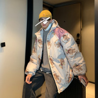 YUANSU2020新款小熊oversize情侣棉衣男士潮牌流行冬季外套chic韩版棉袄棉衣