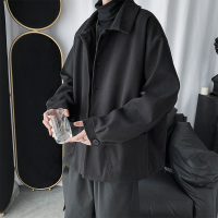 YUANSU加厚西装外套男风衣韩版潮流休闲西服夹克帅气秋冬季毛呢大衣短款风衣