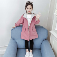YUANSU童装女童外套2020新款春秋儿童小女孩夹克衫超洋气双面穿风衣上衣风衣
