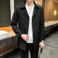 YUANSU男士外套秋季2020秋冬季新款成熟稳重中长款商务休闲时尚风衣夹克风衣