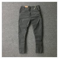 YUANSU挺拔有型 自然做旧男式修身小直筒休闲裤 水洗微弹透气不沾灰长裤休闲裤