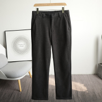 YUANSU通勤裤王!混纺!加绒内里!秋冬新款男加厚纯色商务休闲长裤休闲裤
