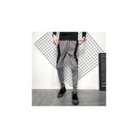 YUANSU秋冬款加绒加厚裤子修身小脚搭配马丁靴的男裤休闲长裤痞帅束脚裤休闲裤