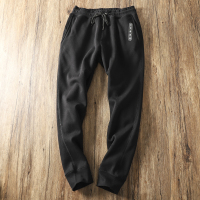 YUANSU抵御严寒!东吉U家 冬季男士宽松加绒加厚羊羔毛束脚休闲裤卫裤休闲裤