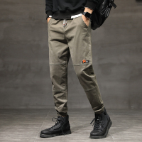 YUANSU2020秋冬款休闲裤男冬季裤子宽松工装裤束脚潮牌机能加厚男士长裤休闲裤