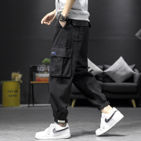 YUANSU秋季男士休闲裤工装长裤韩版潮流帅气宽松百搭学生潮牌束脚裤子冬休闲裤