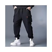 YUANSU胖友之家束脚工装裤男潮牌胖子运动宽松大码抽绳加大男休闲裤P4休闲裤