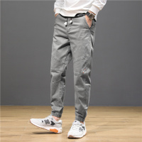 YUANSU秋冬潮牌工装休闲裤男2020新款潮流百搭束脚裤宽松小脚长裤男裤子休闲裤