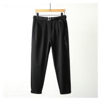 YUANSU国风潮流！金属腰带男士可卷边修身秋冬商务休闲松紧腰长裤E2449休闲裤