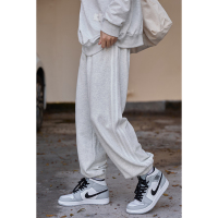 YUANSU自制 懒人神裤 秋冬季运动裤男三道杠百搭直筒宽松束脚卫裤休闲裤休闲裤