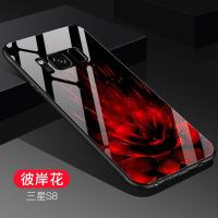 三星s8手机壳note8女款潮个性创意plus防摔玻璃盖乐世s8+保护套