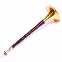 高级印度小叶紫檀唢呐乐器全套成人专业演奏民间红白喜事纯铜喇叭 小叶紫檀g调+配件