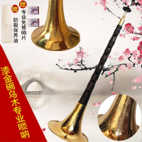 演奏精品乌木唢呐乐器大GA降BCDE小F调式齐全喇叭大中小号 精致D调黄碗+12大配件