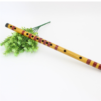 新品复古笛中华舞蹈笛子萧演出儿童影楼古装摄影竹笛古风长笛道具 62厘米黑色带布套