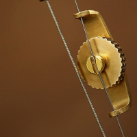 二胡微调器调节器二胡调音助手一副2个提琴中胡高胡胡琴板胡微调 微调+二胡弦3套