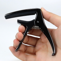 阿诺玛(AROMA)民谣吉他变调夹尤克里里变音夹电木吉他夹子吉他配件capo 磨砂黑(旗舰款)