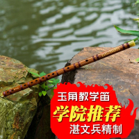 专业笛子初学成人零基础乐器苦竹笛精制入门横笛演奏f调儿童g调 F调[整节]初学推荐
