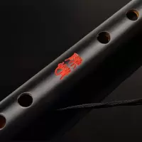 笛子鬼笛笛子笛魏可吹横笛初学古风竹笛 [只刻 吹奏]黑色C调+7大赠品