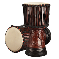 非洲鼓丽江手鼓初学者1012寸儿童幼儿园成人羊皮云南鼓乐器 小10-雨林-送赠品