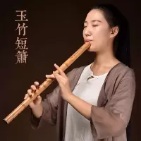 萧乐器初学黄玉竹短箫初学音准易吹专业演奏洞箫整根竹箫