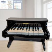 儿童钢琴木质炎可弹奏音乐小孩电子琴初学者启蒙早教玩具男女孩 黑色