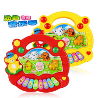 电子琴炎儿童初学者小钢琴玩具多功能带话筒宝宝女孩136岁 颜色随机发