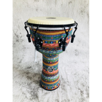 新款加纳初学者手鼓炎非洲鼓丽江1012寸云南儿童幼儿园成人乐器 10寸压圈5号