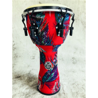 新款加纳初学者手鼓炎非洲鼓丽江1012寸云南儿童幼儿园成人乐器 12寸压圈8号色