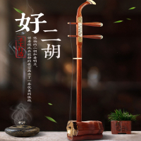 炎黄二胡乐器初学者红木黑檀木名牌紫檀专业演奏儿童