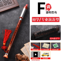 炎黄巴乌乐器竖吹横吹g调f调c调降b调儿童小学生成人初学者入门乐器_竖吹巴乌F调皮盒中国结