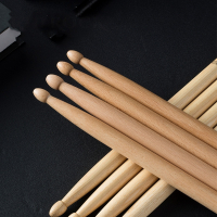 炎黄鼓棒鼓槌5A爵士鼓电子鼓棍专业儿童练习橡木打鼓锤原木